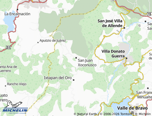 MICHELIN-Landkarte San Juan Xoconusco - ViaMichelin