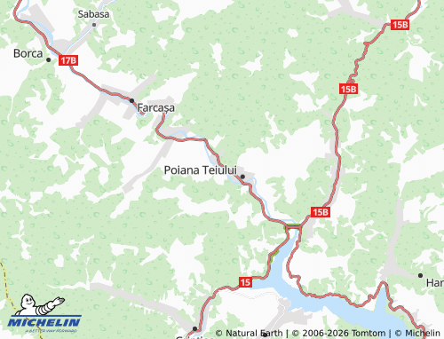 MICHELIN Ruseni map - ViaMichelin