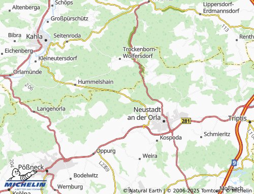 Mappa MICHELIN Lichtenau - ViaMichelin
