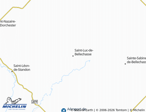 MICHELIN Saint-Luc-de-Bellechasse map - ViaMichelin
