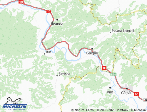 MICHELIN-Landkarte Bârsău Mare - ViaMichelin