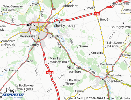 MICHELIN Charpont map - ViaMichelin