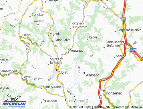 MICHELIN-Landkarte Colombeix - ViaMichelin