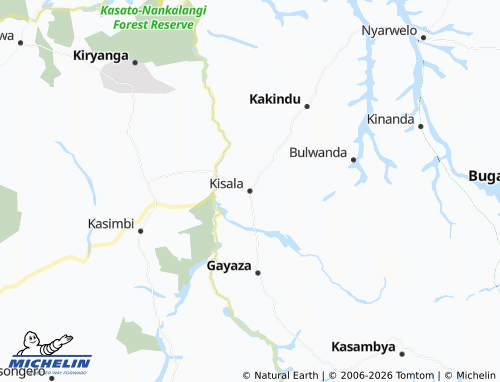 Mapa MICHELIN Kisala - ViaMichelin