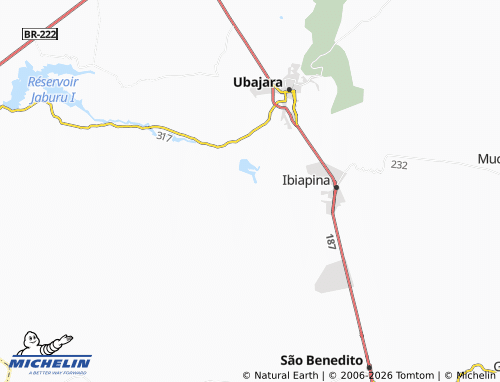 MICHELIN-Landkarte Betânia - ViaMichelin