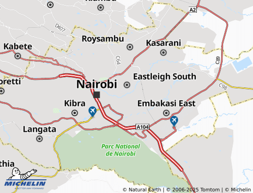 Carte MICHELIN Kimathi - ViaMichelin
