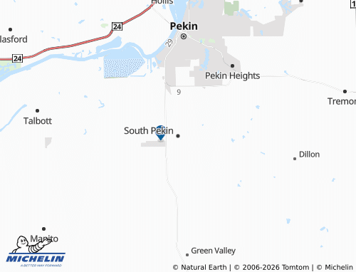 Mapa MICHELIN South Pekin - ViaMichelin