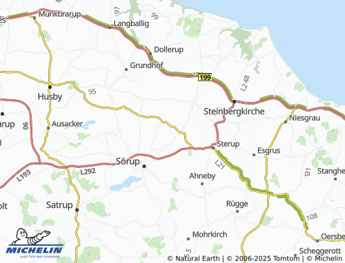 Mapa MICHELIN Sörup-Dingholz - ViaMichelin