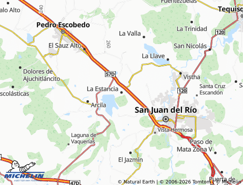 MICHELIN La Estancia map - ViaMichelin