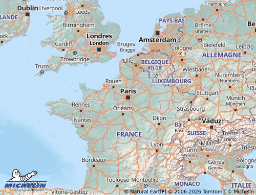 MICHELIN France map - ViaMichelin