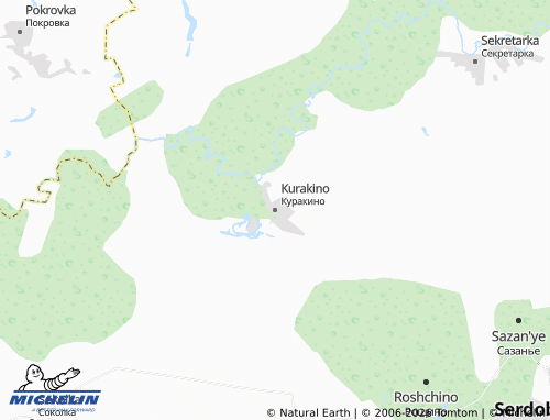 MICHELIN-Landkarte Kurakino - ViaMichelin