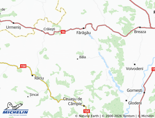 Mapa MICHELIN Băla - ViaMichelin