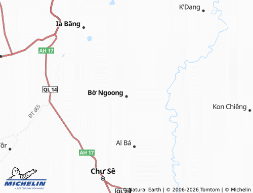 MICHELIN Bờ Ngoong map - ViaMichelin
