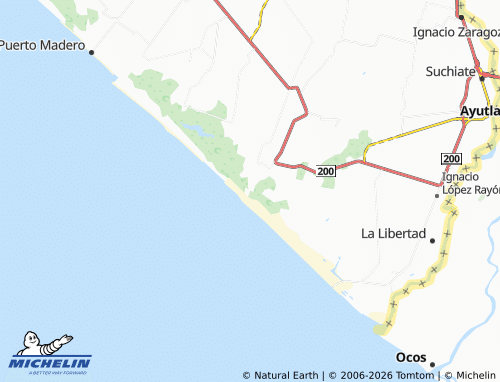 MICHELIN Brisas del Mar map - ViaMichelin