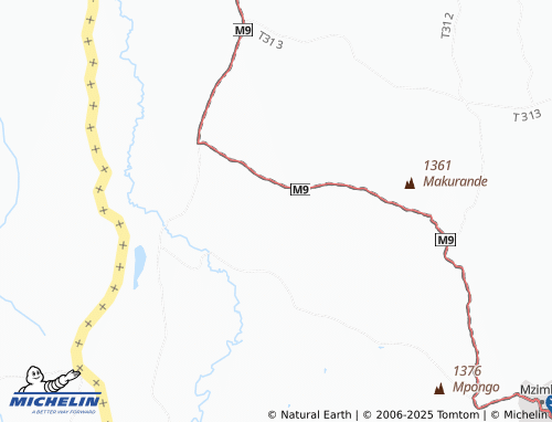 Carte MICHELIN Chibandauka Mwandira - ViaMichelin