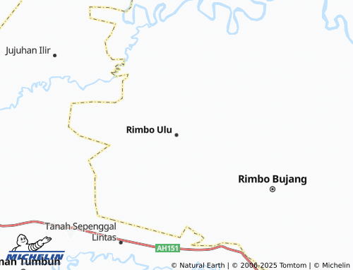 MICHELIN Rimbo Ulu map - ViaMichelin