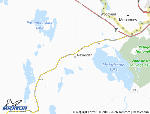 Mappa MICHELIN Alexander - ViaMichelin