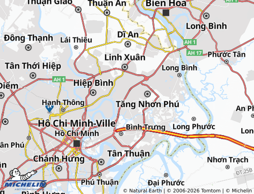 Mapa MICHELIN Phước Long B - ViaMichelin