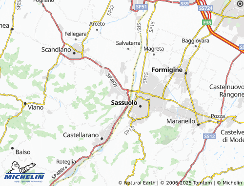 MICHELIN Veggia map - ViaMichelin