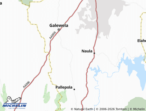 MICHELIN Aluthgama2 map - ViaMichelin