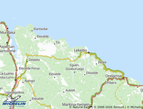 MICHELIN Ispaster-Elexalde map - ViaMichelin
