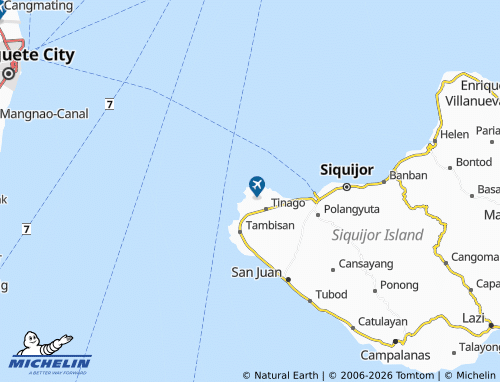 MICHELIN Tongo map - ViaMichelin