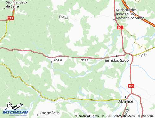 MICHELIN Pinheiro map - ViaMichelin