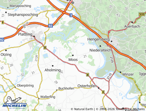 Mappa MICHELIN Moos - ViaMichelin