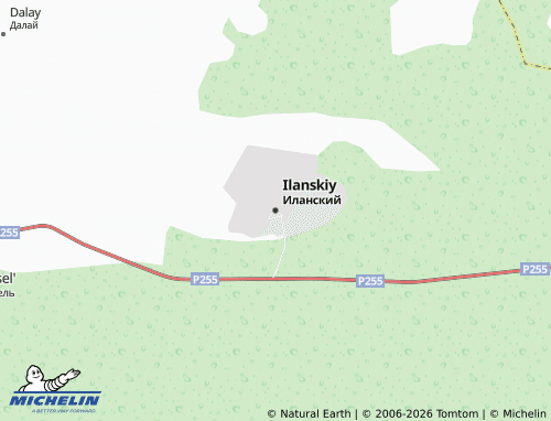 MICHELIN-Landkarte Ilanskiy - ViaMichelin