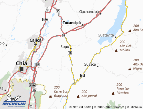 Mapa MICHELIN Chuscal - ViaMichelin