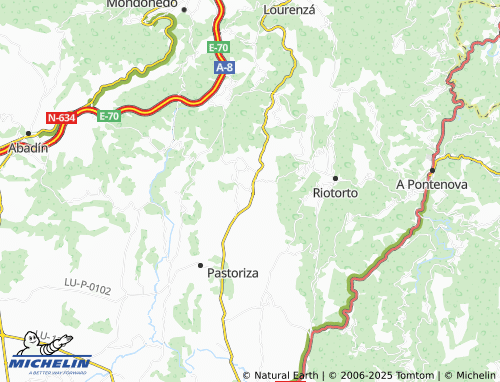 MICHELIN Bretoña (Santa María) map - ViaMichelin