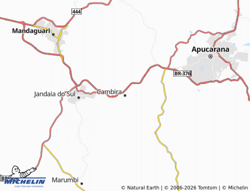 Carte MICHELIN Cambira - ViaMichelin