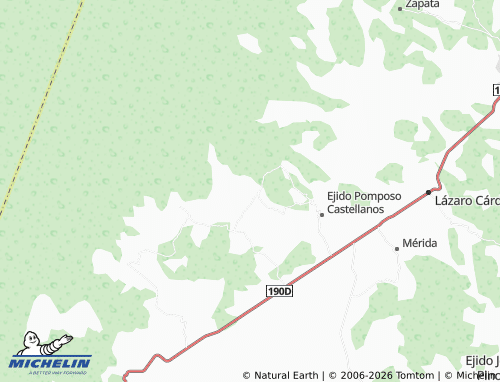 Mappa MICHELIN Ejido Nueva Libertad - ViaMichelin