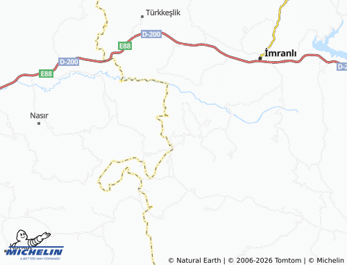 MICHELIN Başlıca map - ViaMichelin