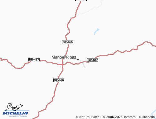 Mappa MICHELIN Manoel Ribas - ViaMichelin