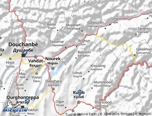MICHELIN Baljuvon map - ViaMichelin