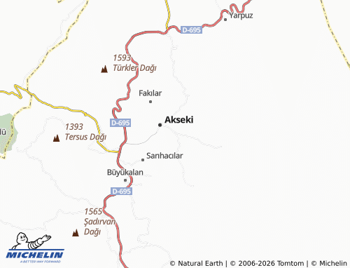 MICHELIN Dutluca map - ViaMichelin