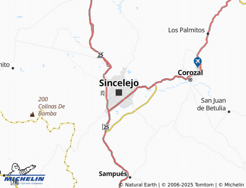 MICHELIN Ciudad Jardín map - ViaMichelin