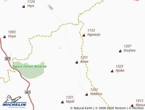 Mappa MICHELIN Bowé - ViaMichelin