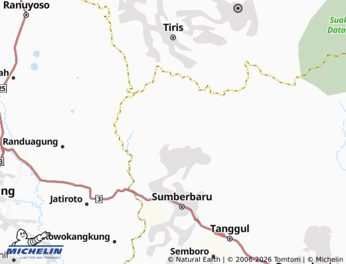 MICHELIN Gelang map - ViaMichelin