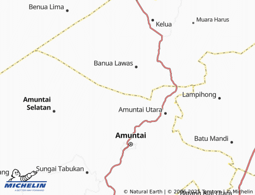 MICHELIN Tangkawang map - ViaMichelin