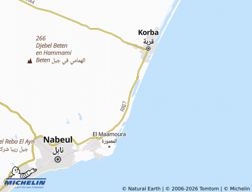 MICHELIN Burj al-Mazra map - ViaMichelin