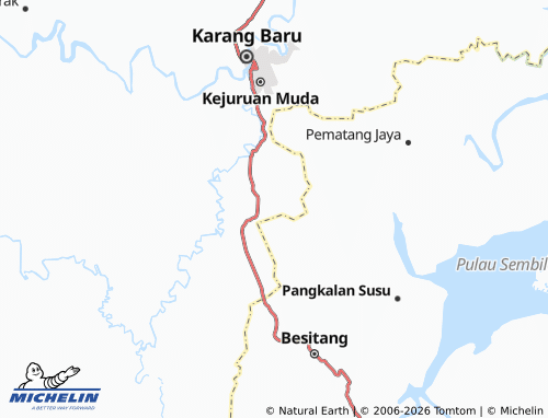 Mappa MICHELIN Jawa - ViaMichelin