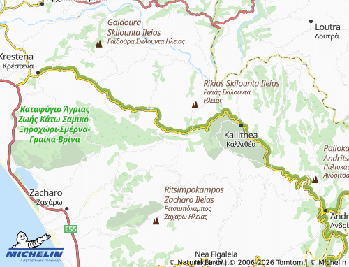 Carte MICHELIN Platiana - ViaMichelin