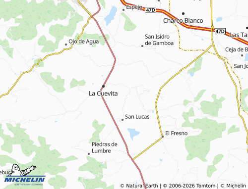 Mapa MICHELIN Jiménez, Apaseo el Alto - ViaMichelin