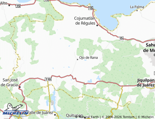 Mapa MICHELIN Ojo de Rana - ViaMichelin