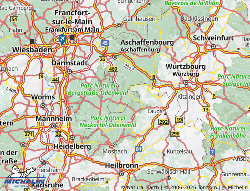 Mappa MICHELIN Miltenberg - ViaMichelin