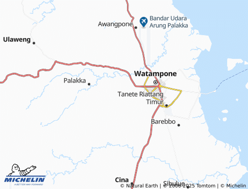 MICHELIN Tirong map - ViaMichelin