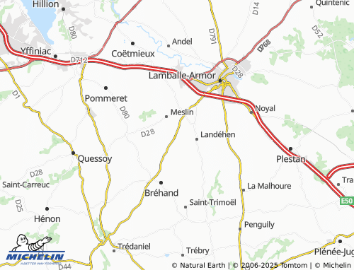 MICHELIN Mauny map - ViaMichelin