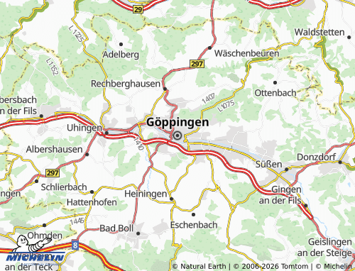 Mapa MICHELIN Goppingen - ViaMichelin